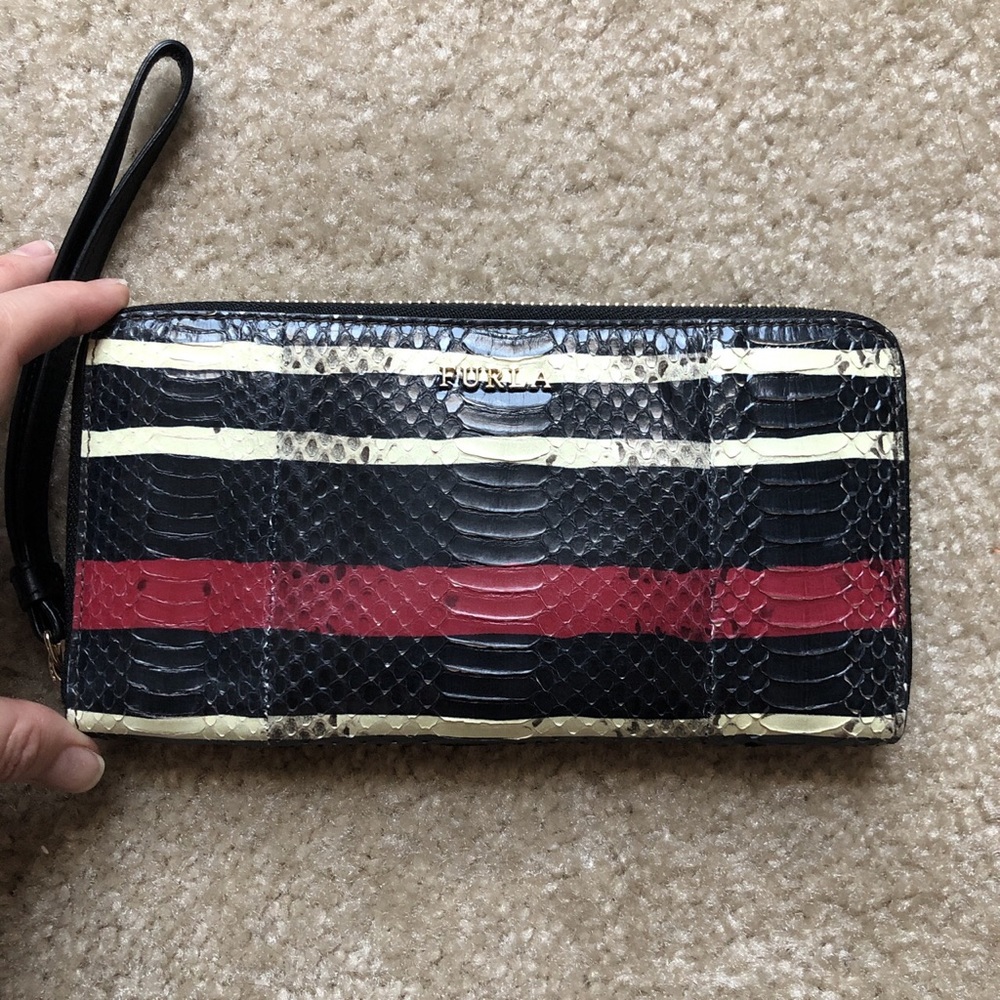 Furla hand painted wallet